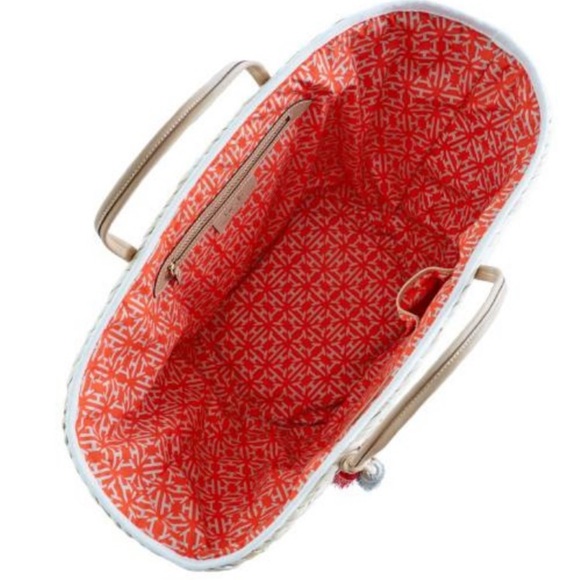 India Hicks Riviera Straw basket tote! - Picture 9 of 14